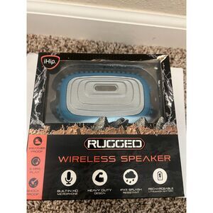 iHip Rugged Wireless Bluetooth Speaker Blue